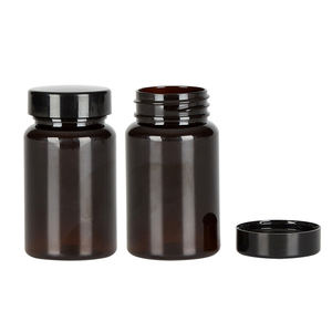 100Ml 100cc Pil Lege Vitamine Fles Licht Zwart Huisdier Plastic <span class=keywords><strong>Capsule</strong></span> Flessen Met Gladde Ps Schroefdop - Product Image 4