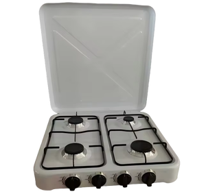 European Style 4-Burner L.P.<strong>G</strong>. <strong>Gas</strong> Cooktop Portable Hob with Automatic Ignition for Household &amp; Outdoor Camping Use - Product Image 1