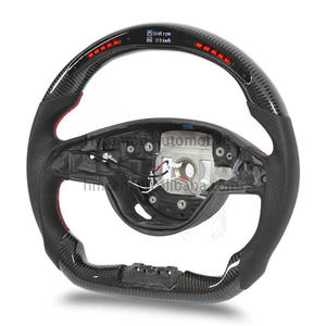 Volant LED en fibre de carbone <span class=keywords><strong>prix</strong></span> usine pour Mercedes Benz W204 W205 W211 C63 <span class=keywords><strong>AMG</strong></span> W222 GLE <span class=keywords><strong>CLA</strong></span> volant de voiture - Product Image 4