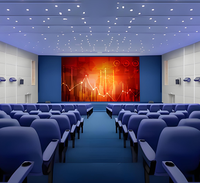 Pantalla LED Interior P2.5 de 320*160 mm, Pantalla Digital LED para Publicidad en Interiores, para Iglesias, Transmisiones en Vivo, Estudios, Eventos y Salas de Actuaciones