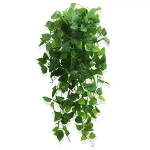 Multiple Colors Lifelike Artificial Hanging Plants for Wall House Room Patio Decoration