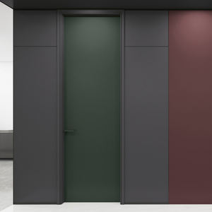 <span class=keywords><strong>Porte</strong></span> Intérieure Simple en <span class=keywords><strong>Bois</strong></span> Solide pour Maison Style Design Minimaliste pour Chambre à Coucher Salon Hôtel-Vente en Gros à Bas <span class=keywords><strong>Prix</strong></span> - Product Image 4