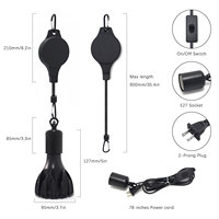 Lampe de culture LED à spectre complet, hauteur réglable et évolutrice, 15W, 6400K, indice de protection IP54, rechargeable, durée de vie de 50 000 heures