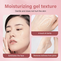 KOEC-Gel exfoliant purifiant avec acide hyaluronique et collagène, hydratant nettoyant en profondeur pour tous types de peau-Marque distributeur OEM/ODM