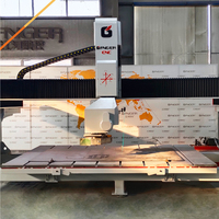 GANGER Automatique 3220D Cnc 5 Axis Bridge Saw Granit Marble Stone Cutting Machine Price