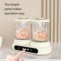 Nouvelle machine à laver portable à double bac pour sous-vêtements, machine à laver à double bac dédiée aux chaussettes