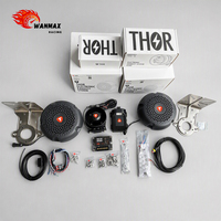 Evrensel THOR Elektronik Egzoz Tuning Kiti Çift Hoparlör + 1 ECHO Yüksek Ton Güçlendirici Mobil Uygulama Üzerinden Özelleştirilebilir Egzoz Sesi