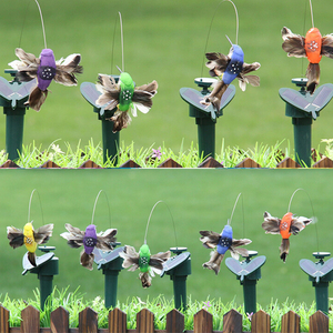 Jouet amusant, oiseaux volants, jouet automatique, papillons qui tournent, jouet vibrant, décoration de jardin - Product Image 6