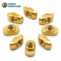 Écrous en T en acier au carbone galvanisé fabriqués en Chine par LEKON, écrous coulissants en T personnalisés pour profilés en aluminium, fabricant