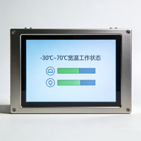 Módulo LCD TFT Industrial Dwin Personalizado de 5.7 Pulgadas, Pantalla Táctil Resistiva de 4 Cables, Resolución 320x240/640x480, Interfaz LVDS, 450 Nits, 24V