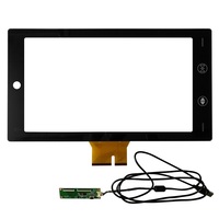 Panel Táctil de Vidrio USB de 13.3 Pulgadas, Multicapacitivo de 10 Puntos, Marco Abierto, Resistente al Agua, Personalizado de Fábrica OEM con MOQ Bajo