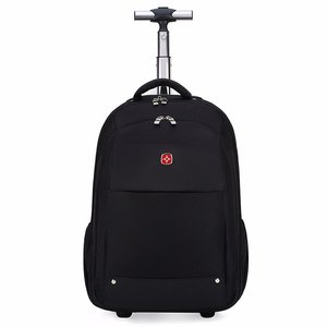 Trolley Luggage Wheeled <strong>Backpack</strong> Rolling <strong>Backpacks</strong> 2 <strong>Wheels</strong> Student <strong>Backpack</strong> - Product Image 1