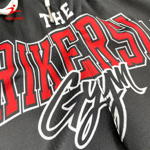Ensembles d'uniformes de basketball personnalisés style streetwear avec logo brodé, en mesh respirant et à séchage rapide - Product Image 5