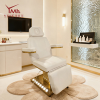 Lit de massage électrique de salon de beauté pour les soins du visage et des cils, design moderne, camillas de masajes