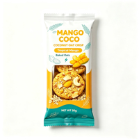 Sachets personnalisés imprimés à scellage arrière de qualité alimentaire pour barres énergétiques, barres protéinées, bonbons, chocolats et biscuits