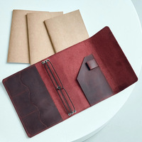Carnet à spirales A5 en similicuir texturé crocodile de qualité supérieure, rechargeable, personnalisable, avec étiquette privée, pour l'école et le bureau
