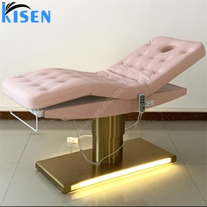 KISEN Meubles de salon de beauté modernes très demandés, table de soin esthétique électrique à 4 moteurs, table de massage pour spa, lit de beauté - Product Image 4
