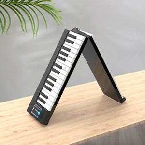 KONIX Amplificateur de clavier Instruments de musique <span class=keywords><strong>Piano</strong></span> 61 touches Orgue électronique à petite touche - Product Image 2