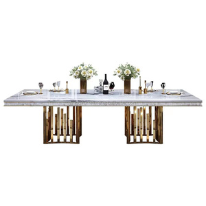 High Quality Modern Stainless Steel Wedding Dinner <strong>Table</strong> for Hotel Wedding Receptions or Dining Rooms - Product Image 4