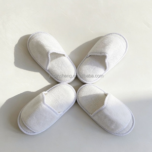 Chaussons d'hôtel jetables en coton, doux, confortables, antidérapants, légers, résistants à l'usure, tendance, de haute qualité pour les clients - Product Image 6