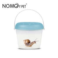 Boîte d'élevage en cage portable en gros avec poignée et évents pour tortue hamster araignée insecte escargot poisson