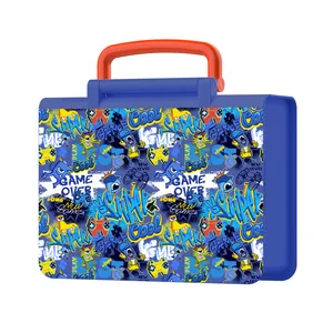 Nhựa Bento Hộp Ăn Trưa Leak-proof thân thiện với môi thực phẩm lưu trữ container với nước sốt Jar muỗng nĩa 1-3l Công suất hình chữ nhật hình dạng - Product Image 1