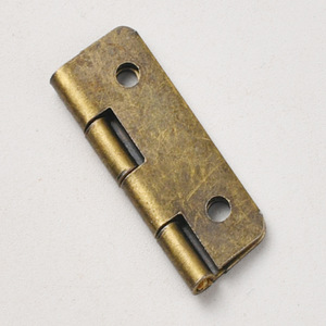 Bisagra de metal de bronce antiguo de 30x21 mm para cajas de madera y materiales de fabricación de equipaje - Product Image 3
