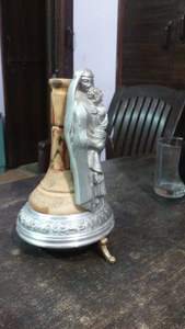 Estatua de la Virgen María en Metal para Decoración de Mesa - Product Image 6