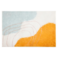 Tapis moderne abstrait fabriqué à la machine, style nordique, lavable, antidérapant, respectueux de l'environnement, adapté aux animaux domestiques, grand format, décoration intérieure