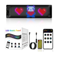 Letrero LED Programable para Interiores y Exteriores con Mensaje Desplazable, Pantalla LED de Matriz de Puntos