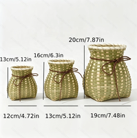 Panier en bambou tressé multifonctionnel fait main, idéal pour la pêche, les fleurs, le rangement des articles divers pour la cuisine et la décoration du salon - Vente en gros à prix abordable