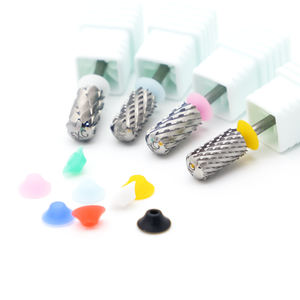 مسمار مستدير حاد 5XC كربيد أظافر مع مسحوق غمس قطعة أمان للأظافر بت ملف إلكتروني أظافر رئيسية - Product Image 5