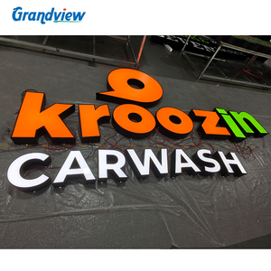 لافتة حروف مضيئة ثلاثية الأبعاد من الأكريليك للأعمال التجارية من GRANDVIEW GV-LS، معتمدة CE، مقاومة للماء، مناسبة للشوارع والطرق - Product Image 2