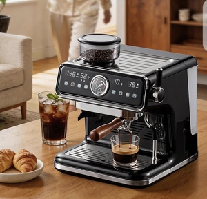 Wholesale Italian Dual Extraction Hot Cold Integrating Milk Foam Grinding Feature Semi-Automatic Household <b>Coffee</b> <b>Machine</b> Italia - Product Image 1
