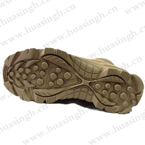 XC – bottes de randonnée en plein air à semelle en caoutchouc anti-impact DELTA, chaussures de combat noires pour hommes, équipement tactique de 8 pouces, HSM133 - Product Image 5
