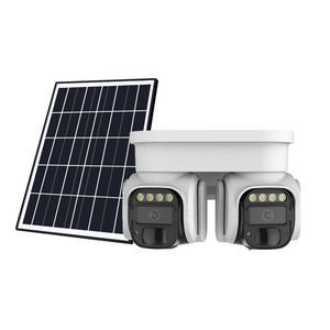 كاميرا شمسية مزدوجة PTZ لاسلكية خارجية مقاومة للماء IP66 4MP رؤية ليلية ذكية HD 4G/WIFI - Product Image 2