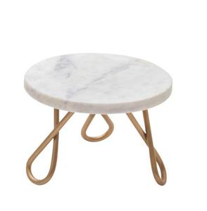 Bandeja redonda de mármol fino para servidor de pastel de diseño de mármol nuevo de calidad superior para decoración del hogar y herramienta de pastel de forma redonda de uso ocasional - Product Image 1