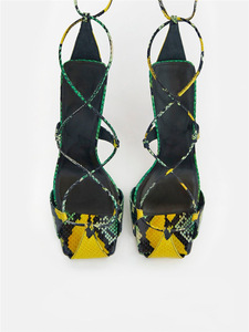 XINZI RAIN 2023 estate <span class=keywords><strong>tacchi</strong></span> alti scarpe Open Toe due cinturini alla caviglia croce sandali <span class=keywords><strong>con</strong></span> tacco da donna <span class=keywords><strong>con</strong></span> tacco <span class=keywords><strong>rosa</strong></span> - Product Image 2