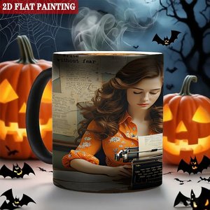 Frosted Black 11oz <b>Ceramic</b> <b>Mug</b> Heat Color Changing Magic Cup Novelty Gift For Best Friend Birthday - Product Image 6