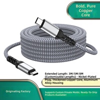Câble de charge rapide USB-C vers Type C 1M 3M en nylon tressé 3A PD 60W pour iPhone 18 17/16/15 Pro Max Air Macbook iPad Pro