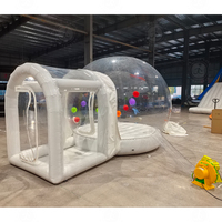 Maison à bulles gonflable pour enfants, tente transparente en PVC portable, réutilisable pour les festivals, les anniversaires et les événements