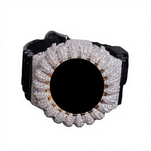 Montre à quartz élégante pour femme, Moon 4010, étanche, en acier inoxydable, bracelet en cuir, cadran à aiguilles de 40 mm, maille - Product Image 3