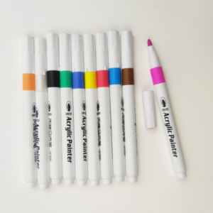 Ensemble de stylos marqueurs permanents imperméables à l'acrylique pour toutes les surfaces, bois, plastique, verre, céramique, tissu - Product Image 3