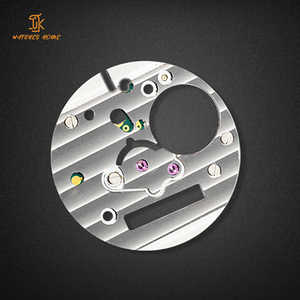 SANYIN personalizado Nh35 latón reloj parte movimiento puente Ginebra patrón movimiento placa trasera fabricante - Product Image 3