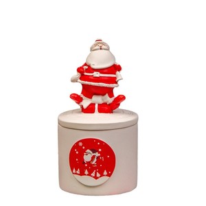 Vela Aromática con Aroma a Papá Noel de Yu Huan, Cilindro de Fragancia Navideña, Decoración Navideña, Regalo - Product Image 4