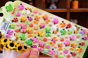 Мультяшные животные 3D Милые пышные наклейки премия детские наклейки - Product Image 4