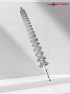 Isolateur composite en silicone 420 kV pour ligne de transmission haute tension, isolateur de suspension à borne fixe, boule de suspension en polymère - Product Image 3
