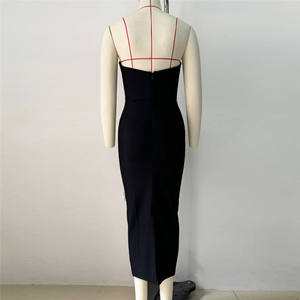 Elegant Sexy Bodycon Maxi <b>Prom</b> <b>Party</b> Dress Customized Designer Manufactured Strapless Satin Breathable with Natural Waistline - Product Image 2