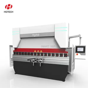 Hydraulic Press Brake Lower Price HGTECH 125 3200 Press Bending Machine With Nc Control System