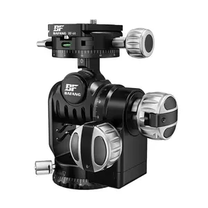 BAFANG BFC -02B Geared Tripod Head With Quick Release Plate Adjust Right And Left Back And Forth